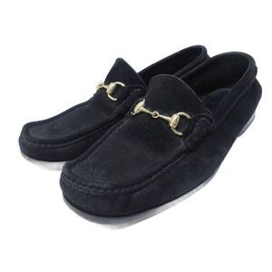 Gucci Horsebit Loafers Suede Leather Shoes 41 1 2 E Approx 26.5cm (10.43in)